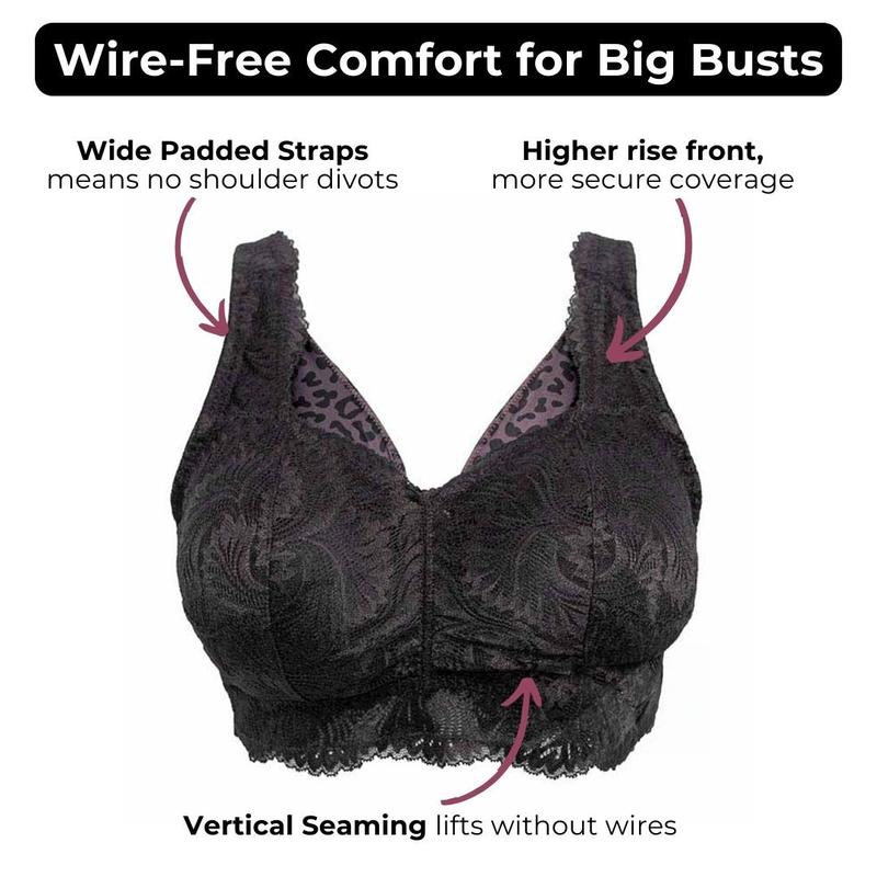 Wireless Lounge Bra in Big Cat