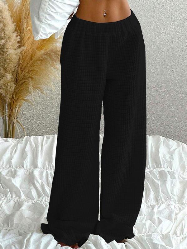 Women's Plain Sweatpants, Casual Jogger Pants for Daily Wear, Ladies Bottoms for All Seasons