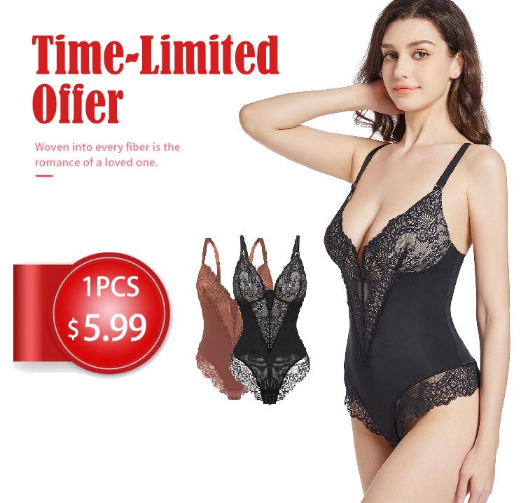 Women Lace Bodysuit Sexy Square Neck Sleeveless Cami Spaghetti Strap Thong Bodysuit Backless Body Suits Tops Leotard