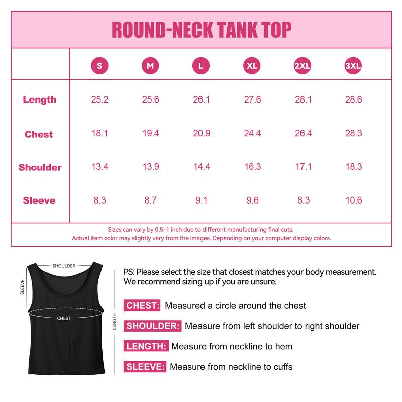 Showitty 3 Pack Women's Tank Top, Plus Size Undershirt Loose Fit Casual Round Neck Trendy Sleeveless Summer Tops Clothes Womenswear Tube