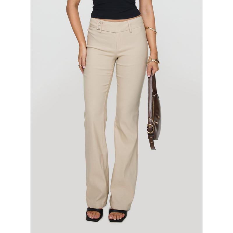 Kinkirk Flared Pants Taupe