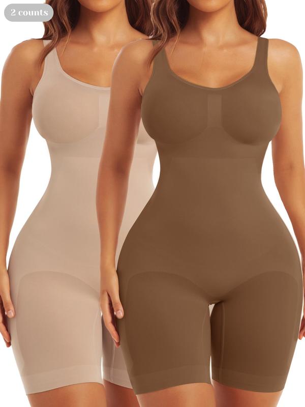 Women's Solid Sexy Backless Seamless Shapewear Bodysuit, High Stretch Tummy Control Butt Lifting Bodycon Shaper, Tracksuit for Women, Ladies Shapewear for All Seasons