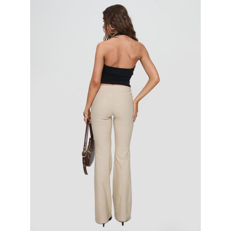 Kinkirk Flared Pants Taupe