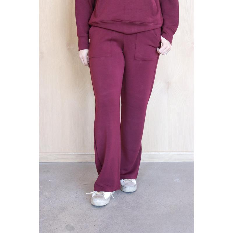 Straight Lounge Pants with Pockets