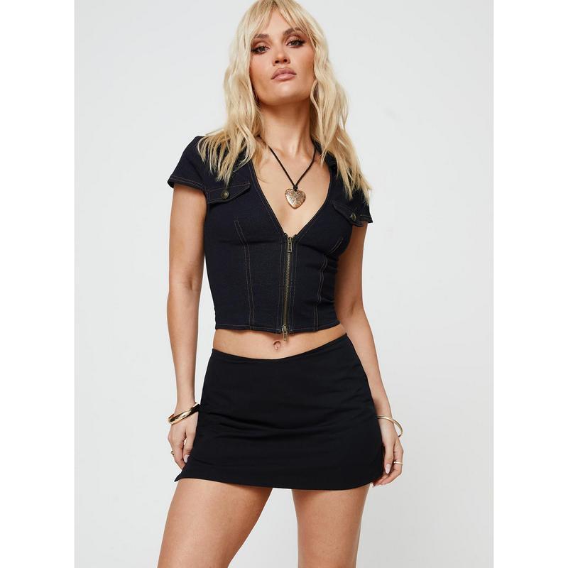 Gigi Skort Black Petite