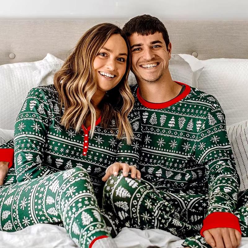 LSM 2024 Family Christmas Matching Pajamas Set for Adults, Kids, and Baby - Cozy Homewear Outfit - Comfortable, Womenswear Cute Comfortable Womenswear Comfort Long Sleeve