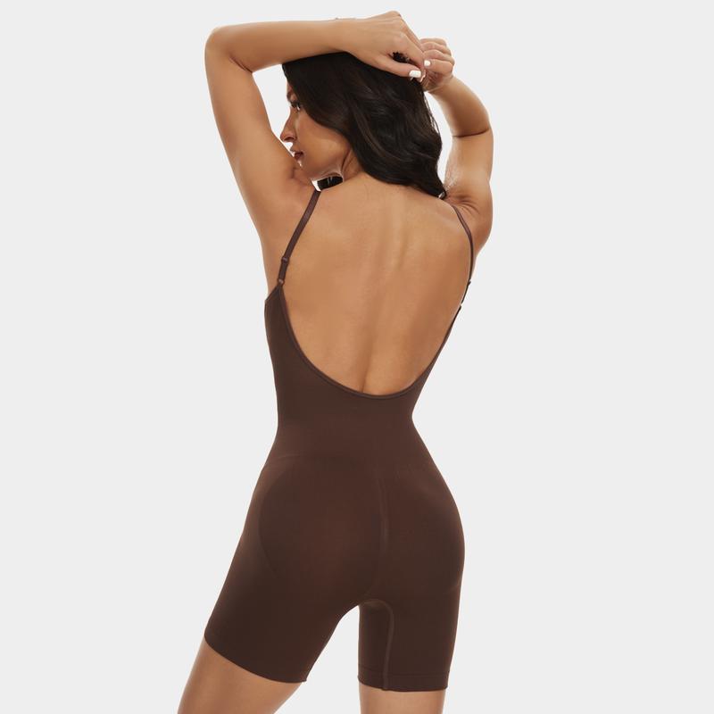 GQF Seamless Sculpt Mid Thigh Bodysuit 699 [comfort shaping sculpting confidence-boosting belly-control bodysuit and shapewear]