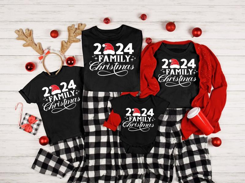 Family Christmas 2024 Shirts, Family Holiday Pajamas, Christmas Family Shirt, Christmas Group Shirt, Christmas Pajamas, Christmas Gifts