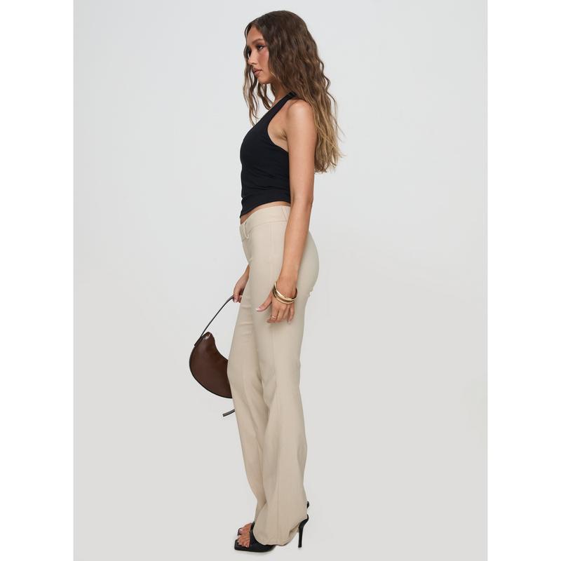 Kinkirk Flared Pants Taupe