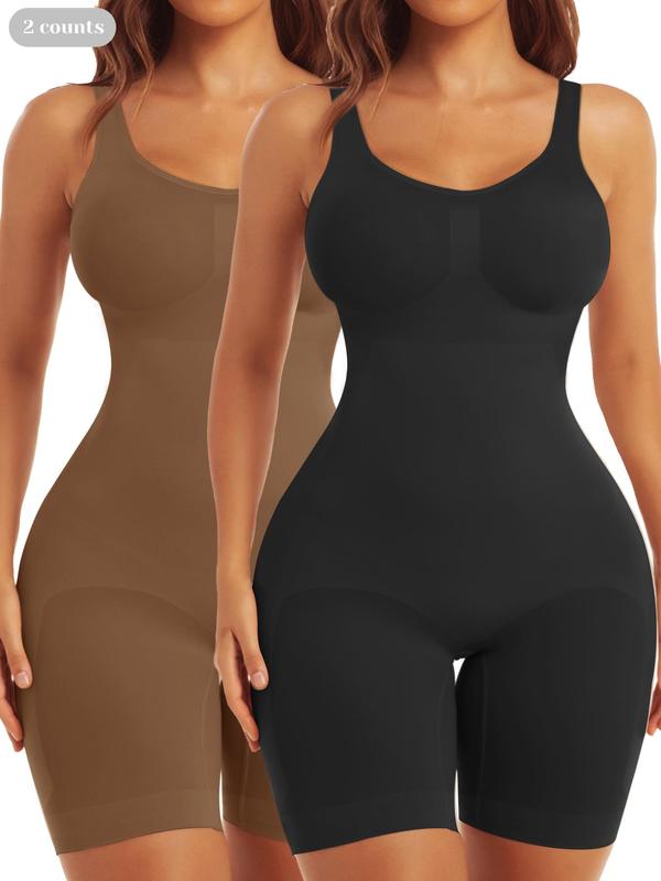 Women's Solid Sexy Backless Seamless Shapewear Bodysuit, High Stretch Tummy Control Butt Lifting Bodycon Shaper, Tracksuit for Women, Ladies Shapewear for All Seasons