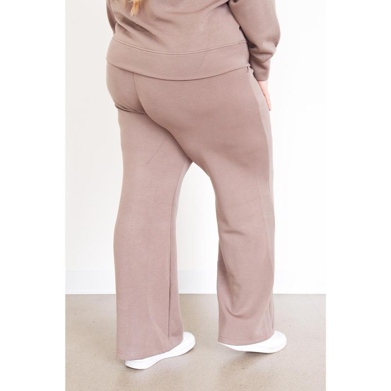 Straight Lounge Pants with Pockets