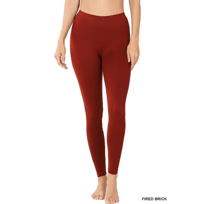 ZENANA Premium Microfiber Full Length Leggings