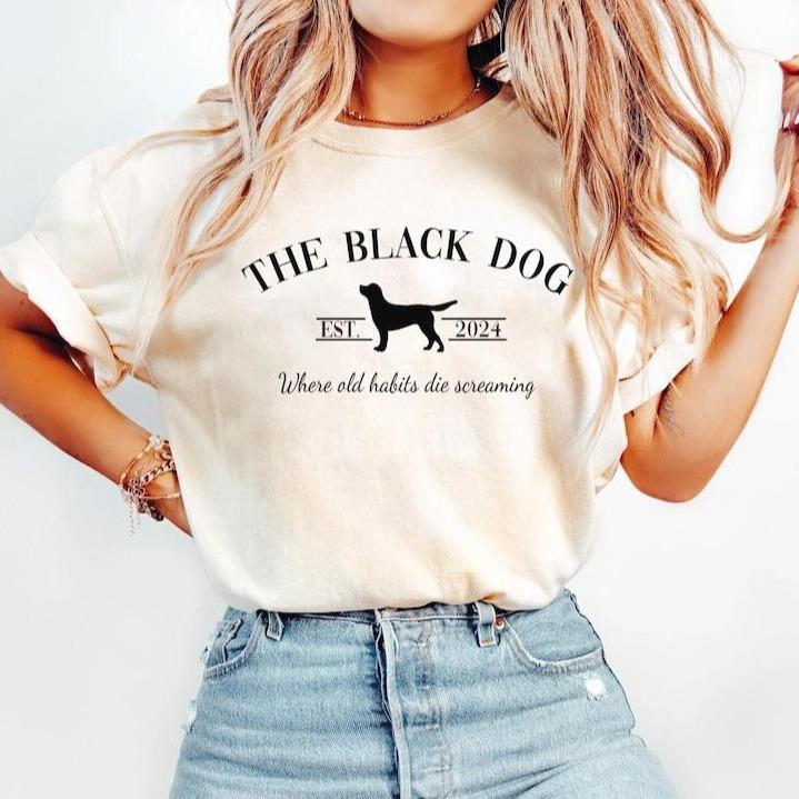 The Black Dog Sweatshirt, New Album Era Sweatshirt, Ts New Album Sweatshirt, TTPD Merch, Trend Shirt, Trendy Concert Shirt, Gift for her