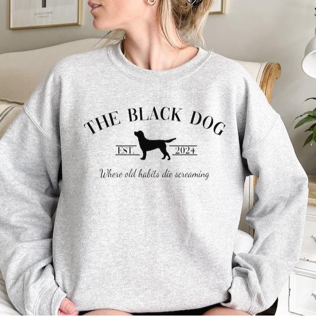 The Black Dog Sweatshirt, New Album Era Sweatshirt, Ts New Album Sweatshirt, TTPD Merch, Trend Shirt, Trendy Concert Shirt, Gift for her