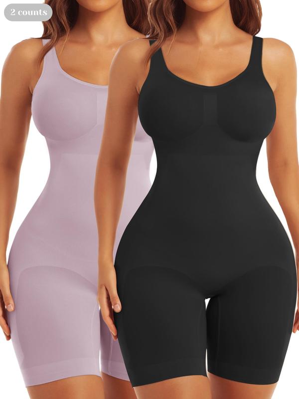 Women's Solid Sexy Backless Seamless Shapewear Bodysuit, High Stretch Tummy Control Butt Lifting Bodycon Shaper, Tracksuit for Women, Ladies Shapewear for All Seasons