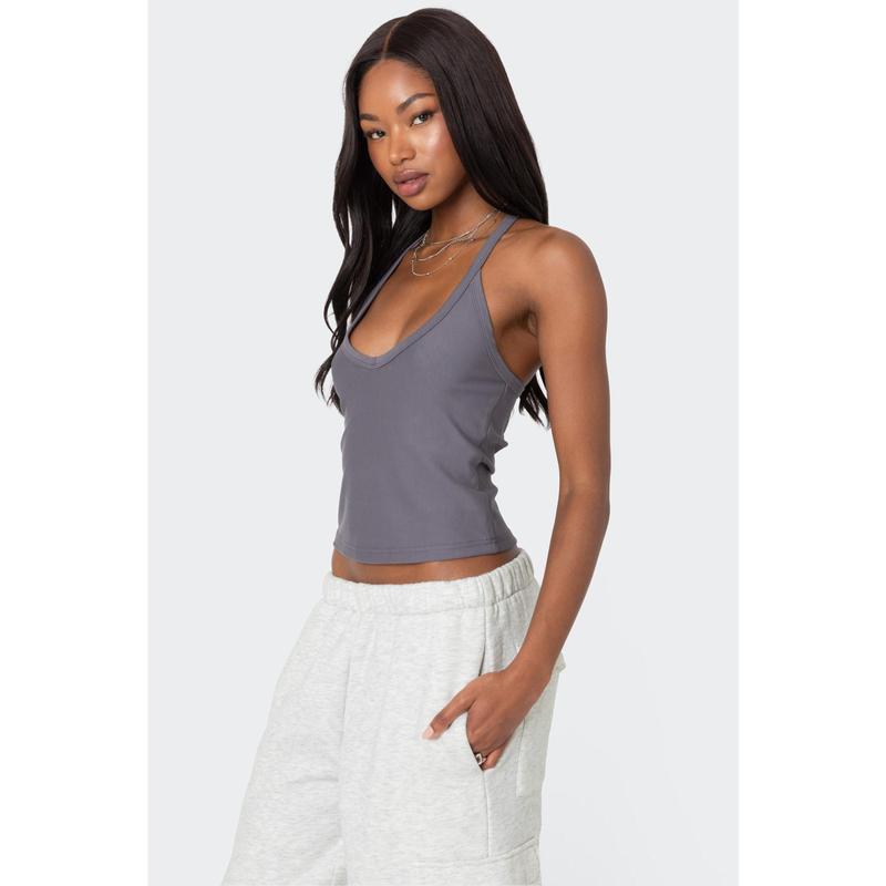 Racer Back Halter Top