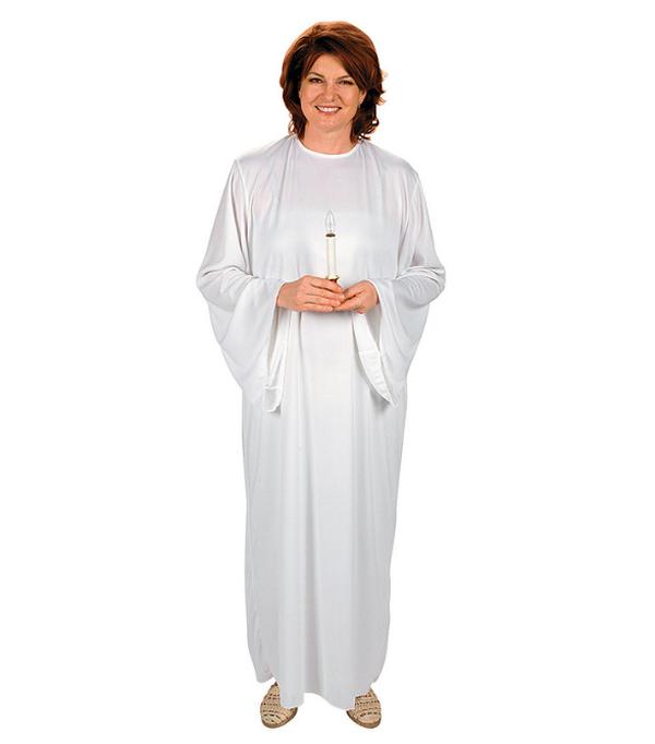 Adults Classic Angel Gown Polyester Nativity Costume - One Size