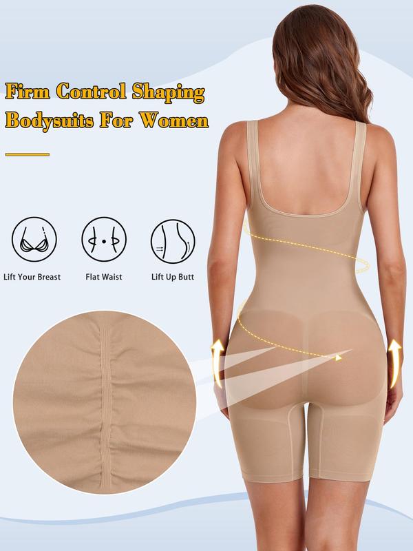 Women's Solid Sexy Backless Seamless Shapewear Bodysuit, High Stretch Tummy Control Butt Lifting Bodycon Shaper, Tracksuit for Women, Ladies Shapewear for All Seasons