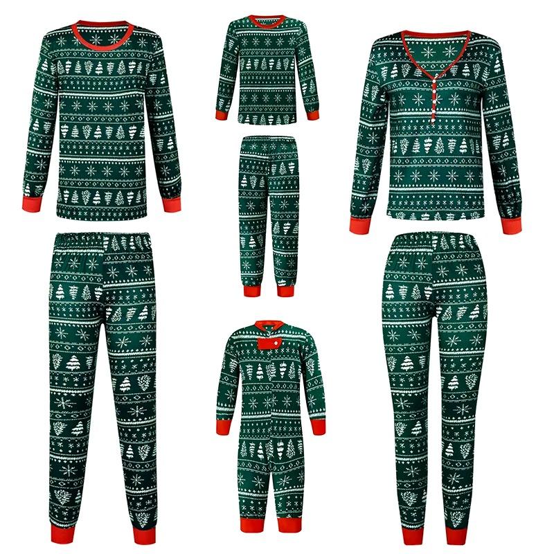 LSM 2024 Family Christmas Matching Pajamas Set for Adults, Kids, and Baby - Cozy Homewear Outfit - Comfortable, Womenswear Cute Comfortable Womenswear Comfort Long Sleeve