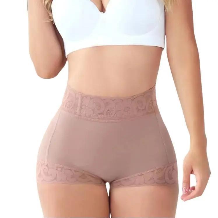 [Christmas Deals] Lace Boyshorts Panties for Women Womenswear Comfort Boosting Tummy Control Slip Shorts Bodysuit Under Lady Sexy Shapewear Compression