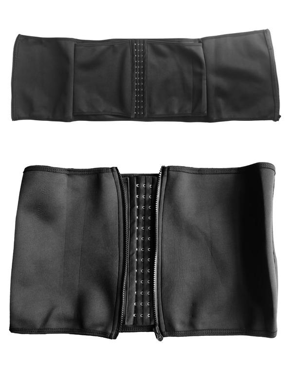 Men's Zipper Front Adjustable Hook & Eye Closure Front Waist Trainer, Waist Cincher, Waist Trainer for Men, Sports Waist Belt, Fitness Waist Trainer