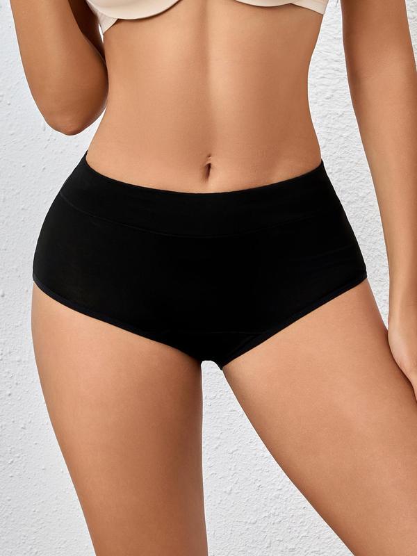 Women's High Waist Period Panty, Breathable Comfortable Period Knicker for Daily Wear, Women's Underwear for All Seasons