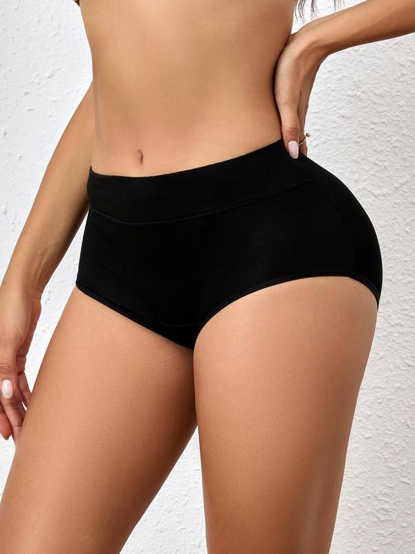 Women's High Waist Period Panty, Breathable Comfortable Period Knicker for Daily Wear, Women's Underwear for All Seasons