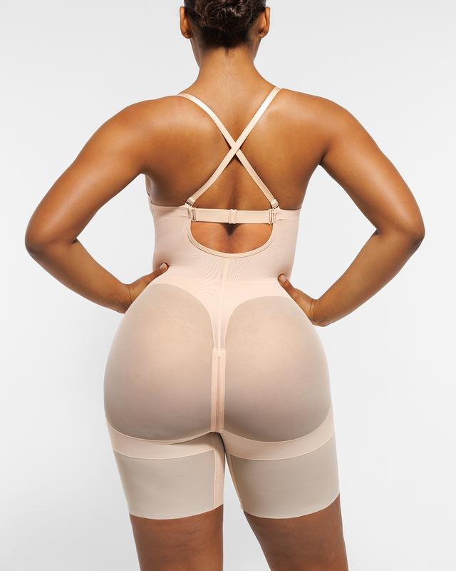 Shapellx AirSlim Deep Plunge Butt-Lifting Bodysuit Comfort Womenswear