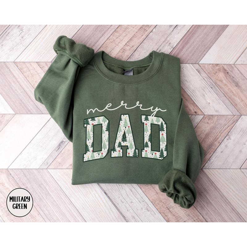 Merry Mama and Dad Sweatshirts, New Mom and Dad Christmas Sweaters, Xmas Pregnancy Announcement Gift, Matching Couples Holiday Crewnecks