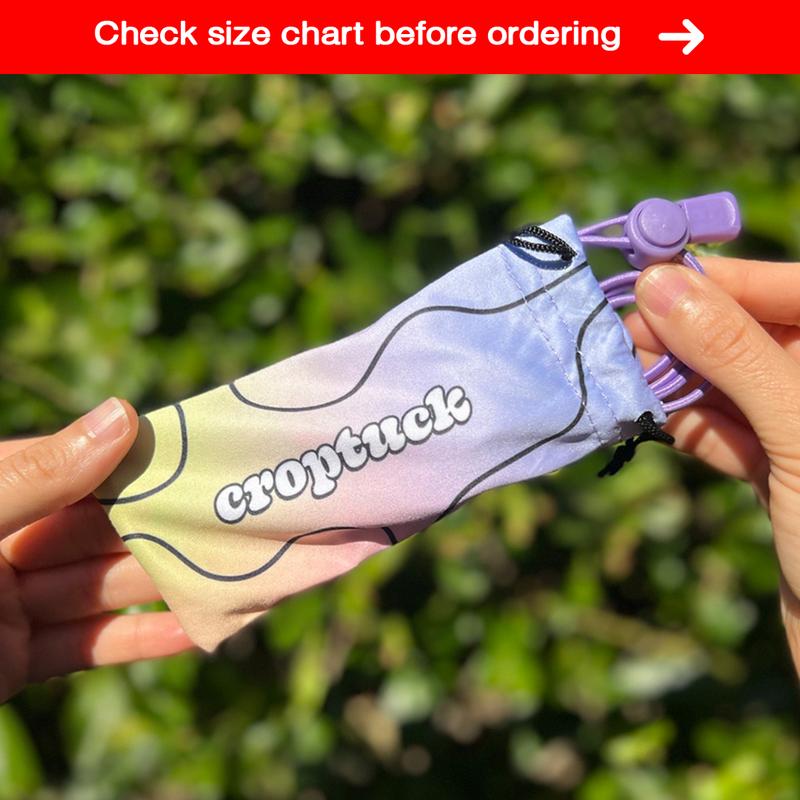 The Original Croptuck: Lightweight Adjustable Band for Crop Tops, Tucking, Cropping Oversized Tops, Layering, Shortening Dresses & No-Sew Fashion Hacks