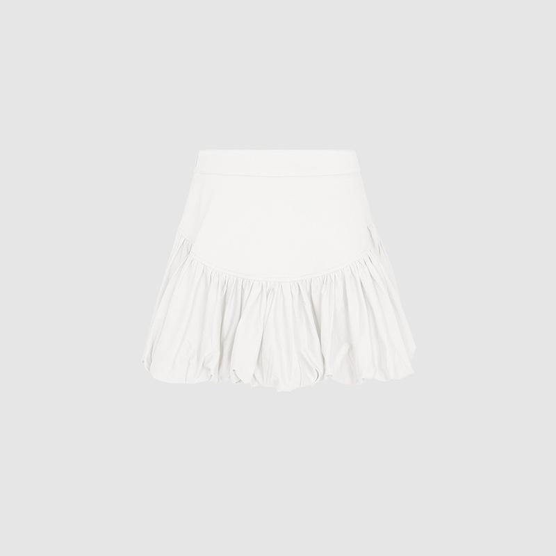 urban revivo Elastic Waist A-Line Skirt for Women