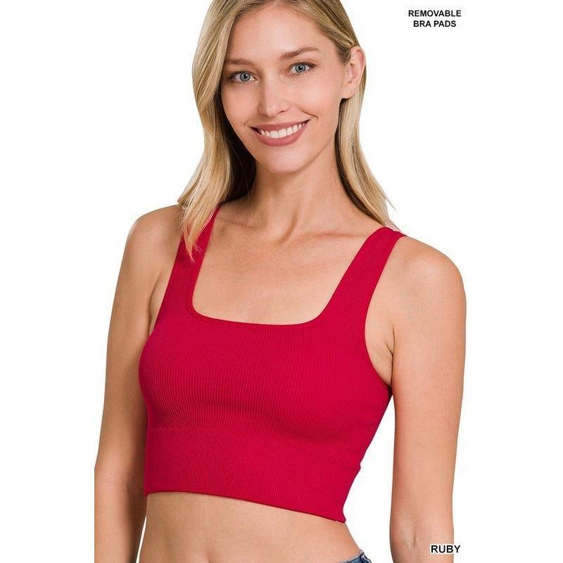 On A Mission Padded Crop Top