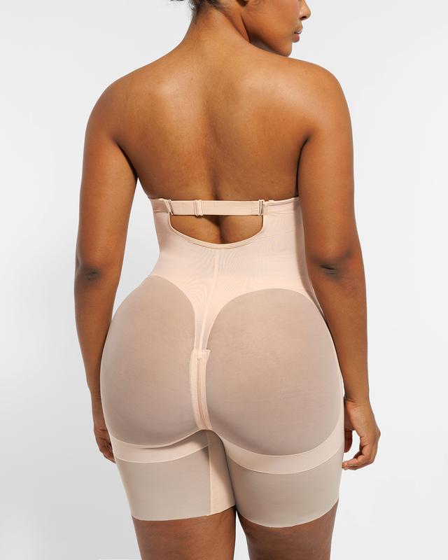 Shapellx AirSlim Deep Plunge Butt-Lifting Bodysuit Comfort Womenswear