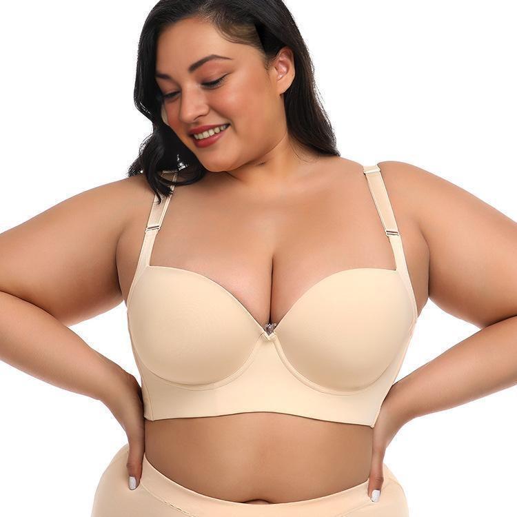 Plus  size girls' bra, comfortable, slimming and anti-sagging