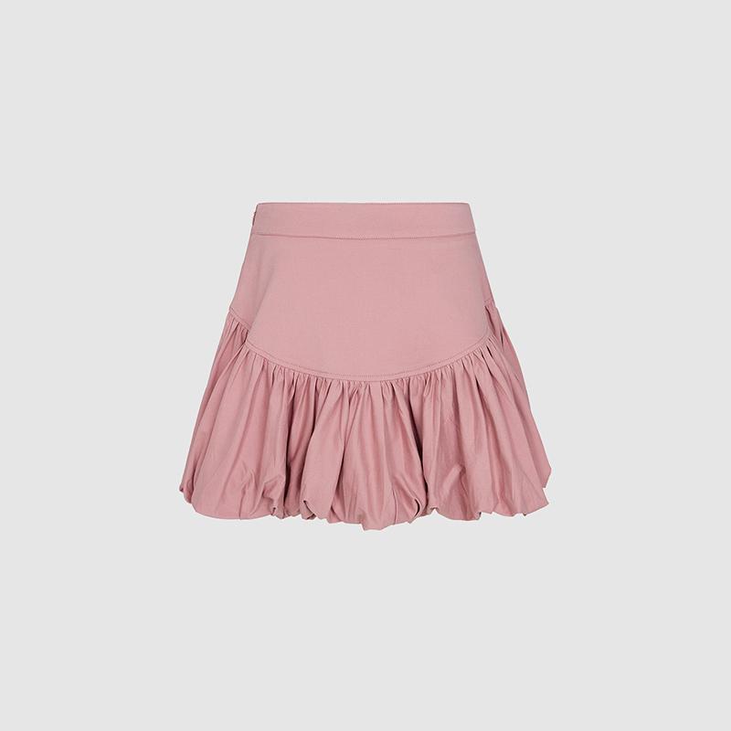 urban revivo Elastic Waist A-Line Skirt for Women