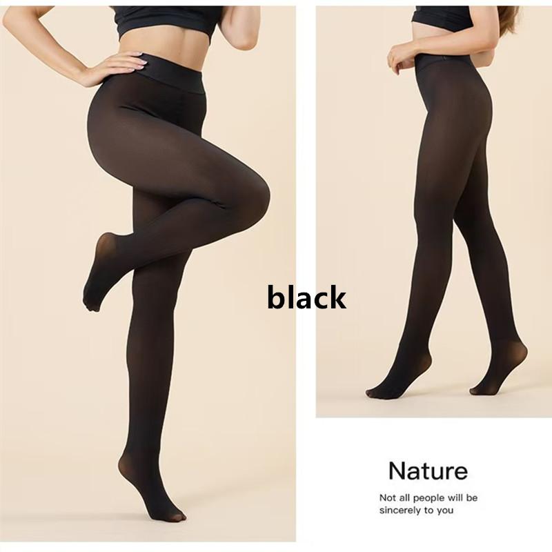 THE ORIGINAL! 4 SHADES ·SIZE XS -3XLMAGIC FLEECE LINED LEGGINGS ,CLOSED FOOT(LOOKS LIKE PANTYHOSE) Winter ComfortFleece Tights Available in Plus Size and Brown Fur-NY-025