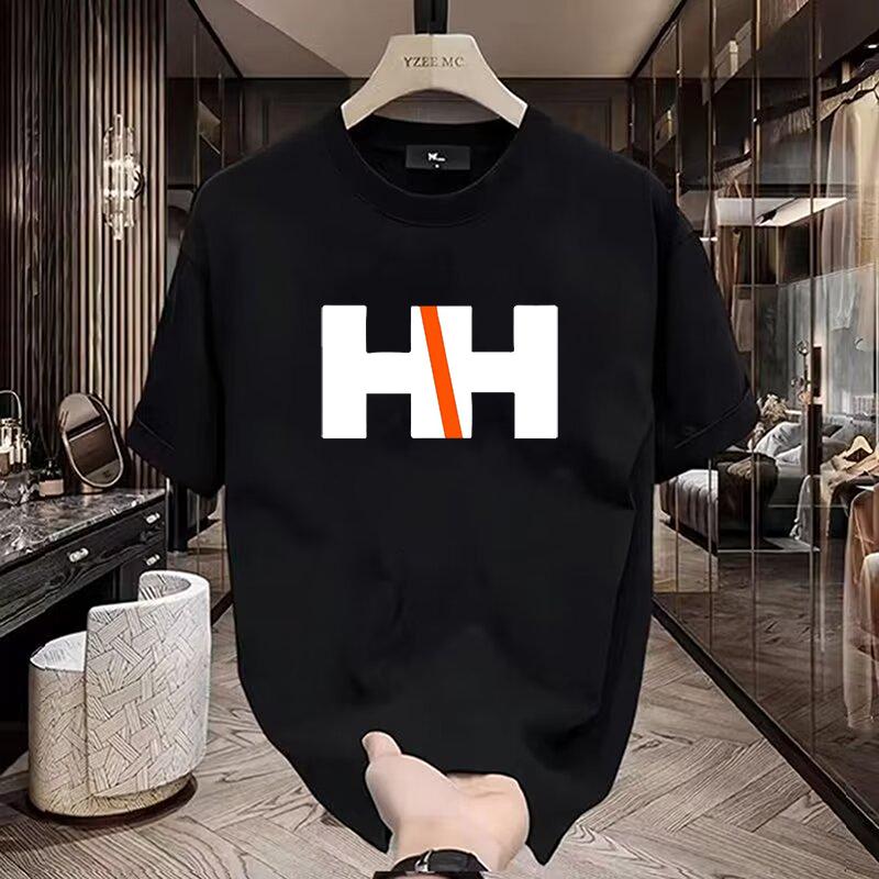 (Shipping From USA) High Quality Minimalist Design T-shirt, Couple Clothes, Unisex, New Arrival, Short Sleeve, Creative Printing, Suitable For Summer, Versatile, Loose, Men's Round Neck Top, Stylish, Hot Sale, Ins Style