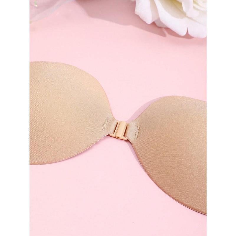 Invisible Push-up Breast Lift Silicone Nipple Covers, Self Adhesive Strapless Mango-shaped Sticky Bra, Women's Lingerie And Underwear Accessories