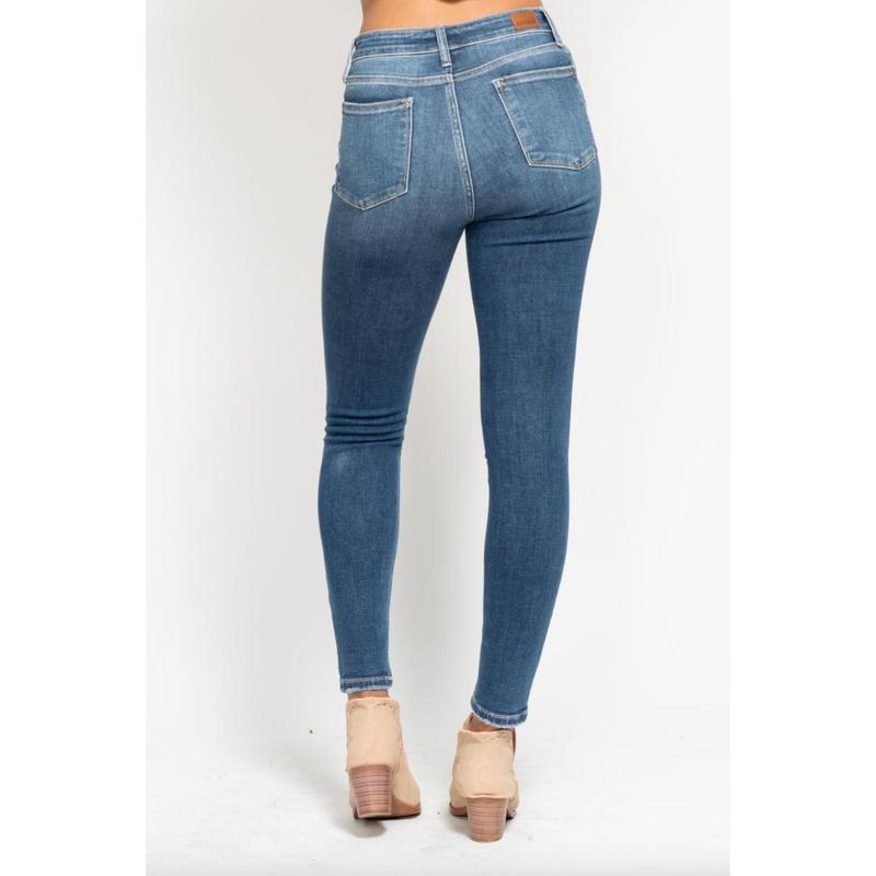 Judy Blue Button Fly Skinny Jeans