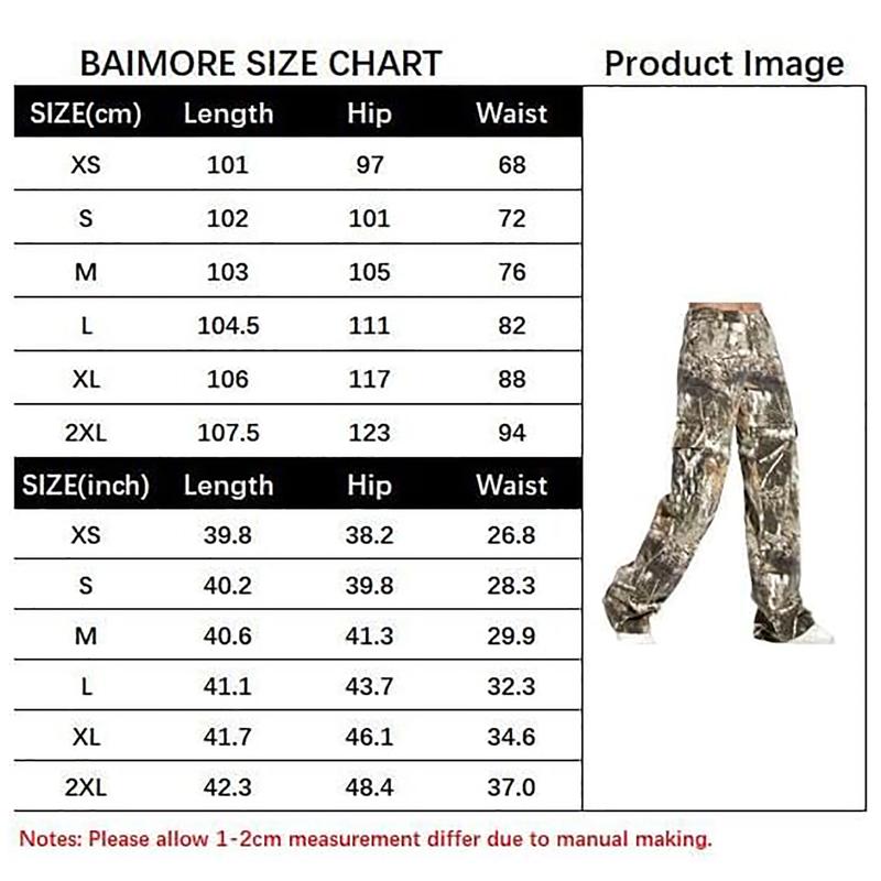 Women's Camouflage Overalls Y2K Camouflage Wide Leg Loose Overalls Jogging Sweatpants with Flap Pockets Camouflage Pants Denim Pants Slim Fit Pockets Jogging Sweatpants