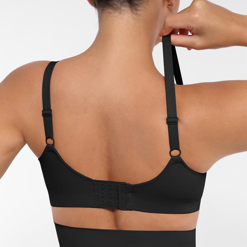 FeelinGirl WIRELESS Bra  Women's Bra Comfort  Bralettes non-underwire with three rows of buckle  & convenient straps Bra  Seamless   Bra