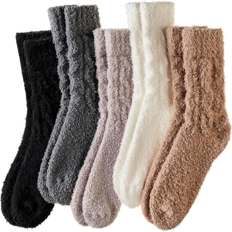 Womens Fuzzy Socks Slipper Fluffy Comfy Cozy Winter Soft Warm Fleece Cabin Plush Sleep Socks