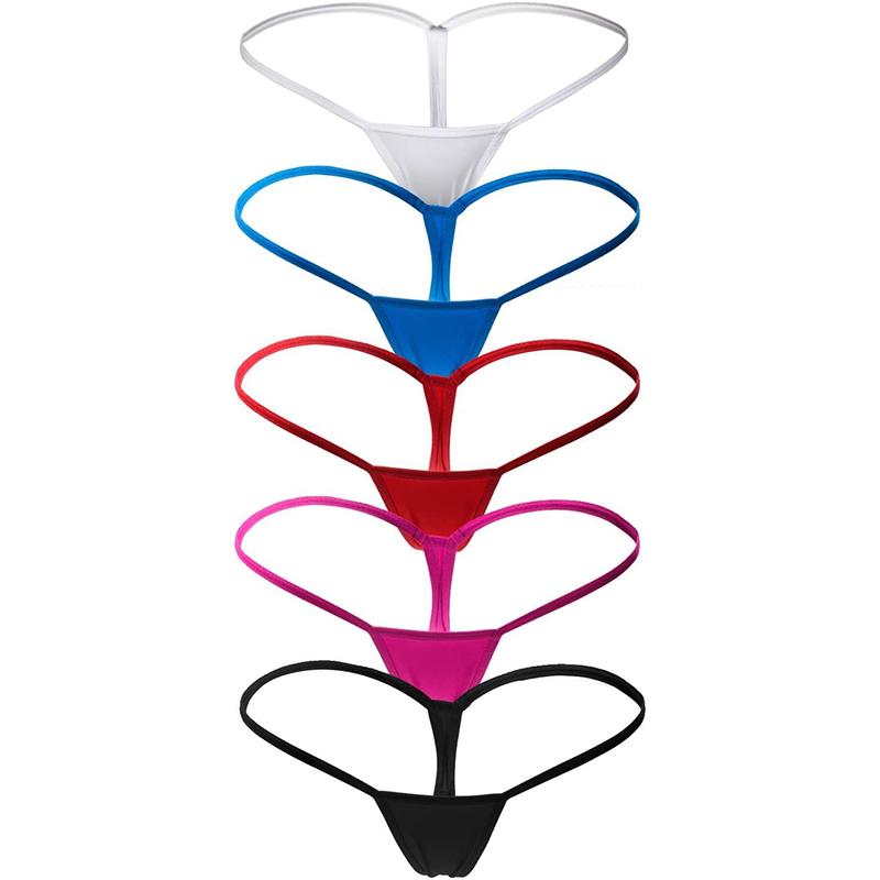 ETAOLINE Women's Low Rise Micro Back G-string Thongs Panties Underwear