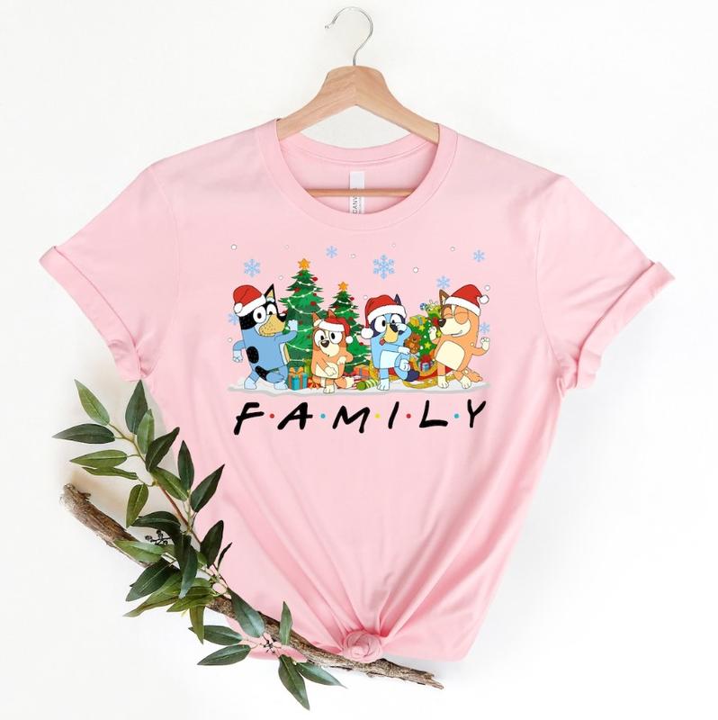 Christmas Blueyy Family Shirt, Blueyy Christmas Trip Shirt, Blueyy Party Shirt, Blueyy Theme Shirt, Family Christmas 2024 Shirt, Christmas Tee