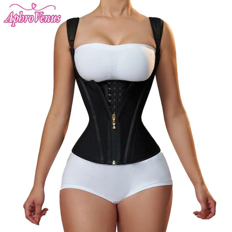 Women Sexy Body Shaper Corset Breasts Support Gather Vest Waist Trainer Postpartum Flat Belly Sheath Fajas Colombianas Girdle