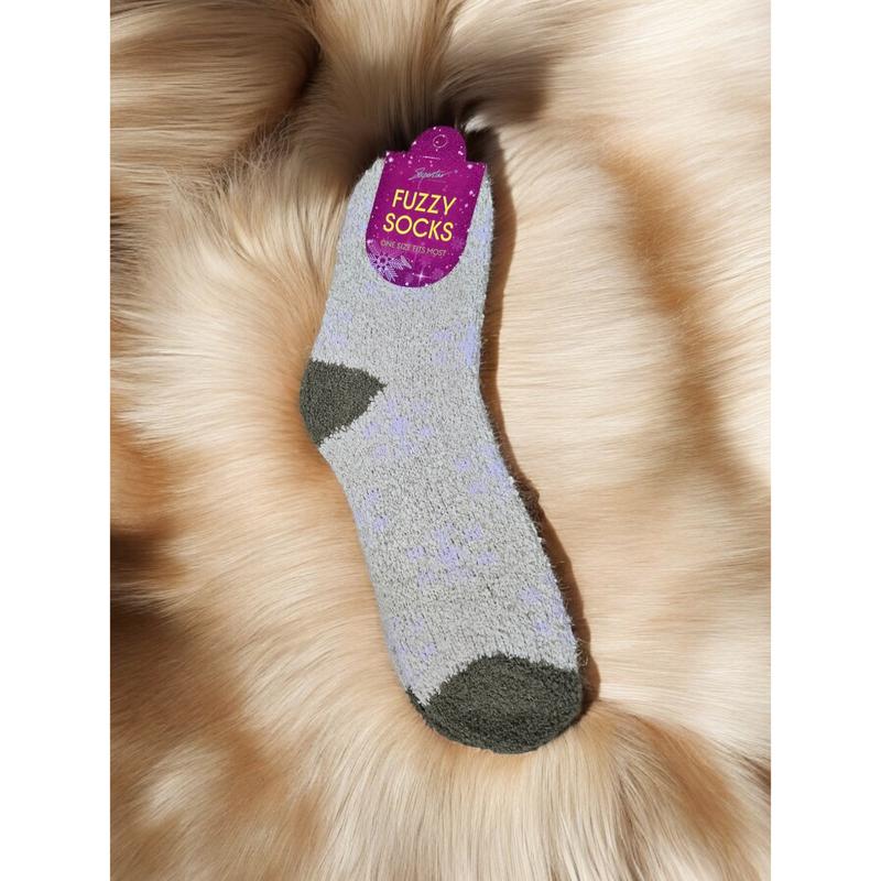 Time To Cuddle Up Cozy Christmas Socks