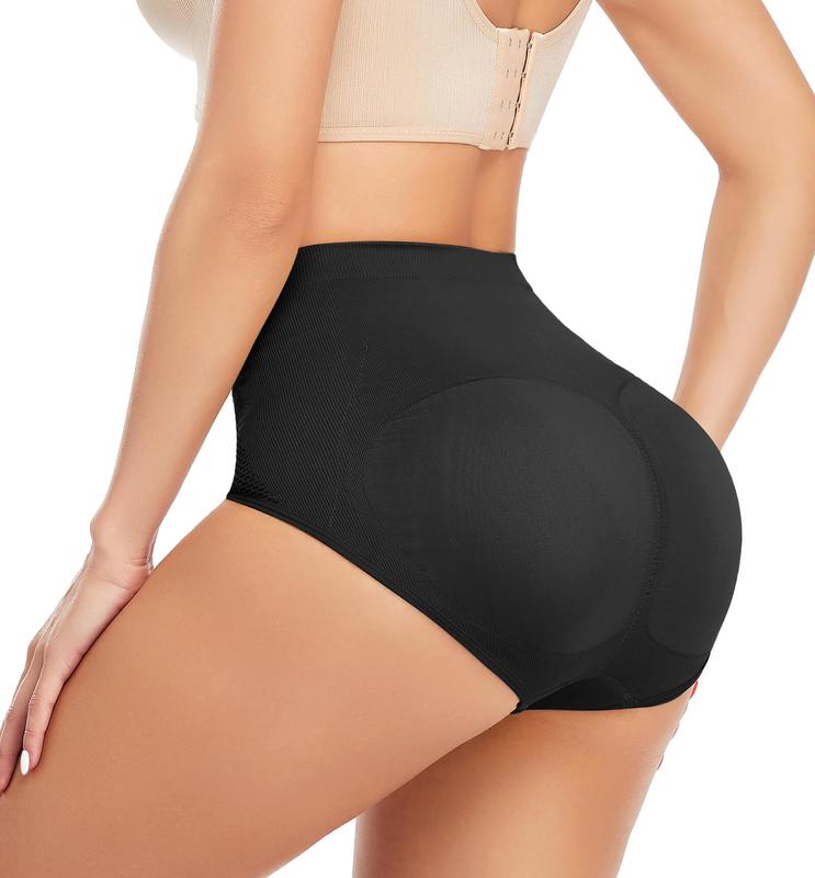 Women's Butt Lifting Padded Shaper Panties Buttock Underwear Briefs Breathable & Comfortable Stretch Fabric, Lady Shapewear Bottoms Womenswear