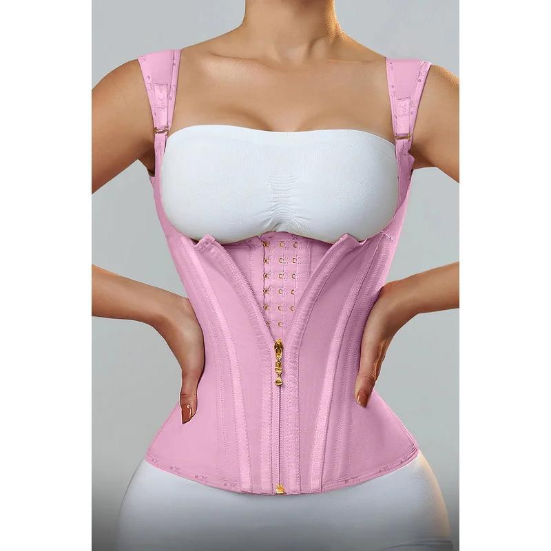 Women Sexy Body Shaper Corset Breasts Support Gather Vest Waist Trainer Postpartum Flat Belly Sheath Fajas Colombianas Girdle