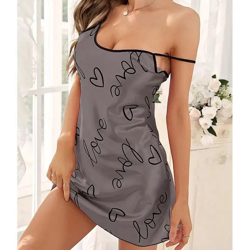 Women Pajamas Sling Open Back Nightdress