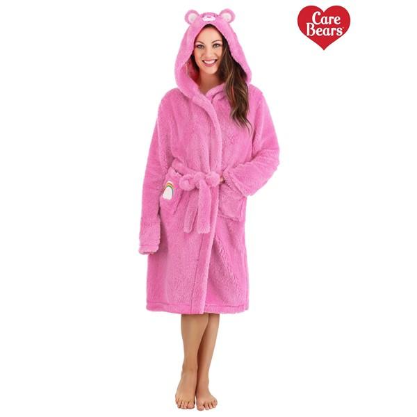 Adult Care Bears Cheer Bear Hooded Robe